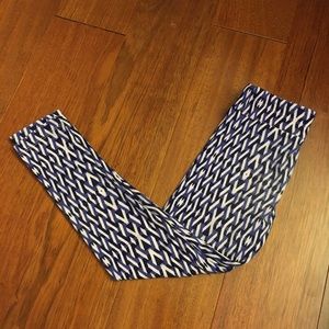LuLaRoe kids leggings, S/M black, white, bluish